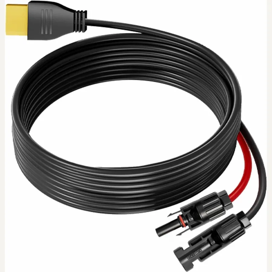 FOSSIBOT XT90 Solar Charging Cable configuration